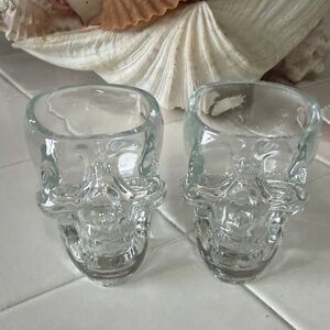 Vodka Clear Skull Glass Shot Glasses